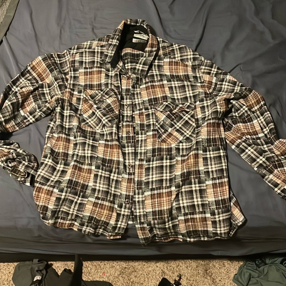 Brown flannel XL